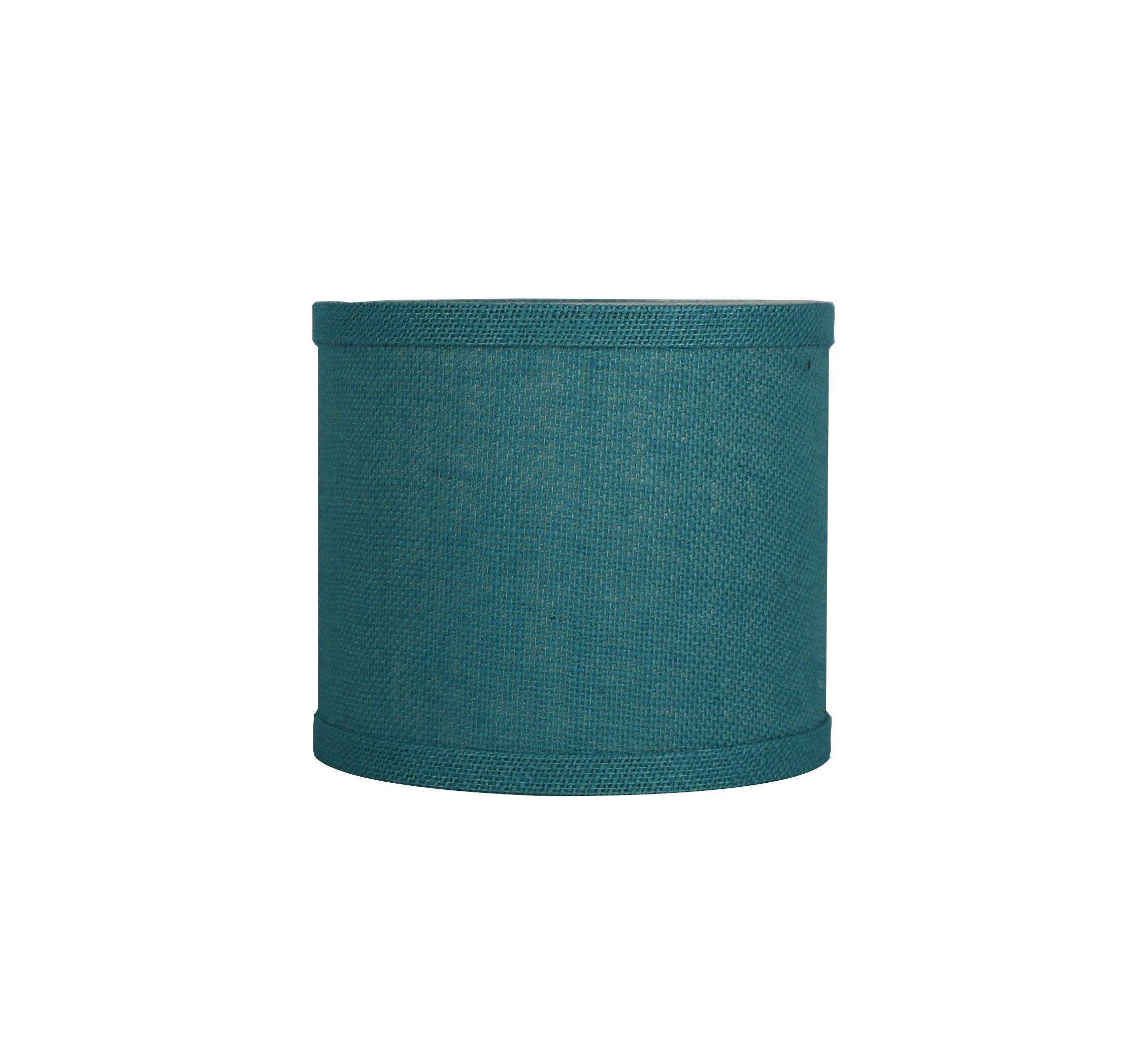 Urbanest Classic Drum Burlap Lampshade, 8-inch by 8-inch by 7-inch, Spa