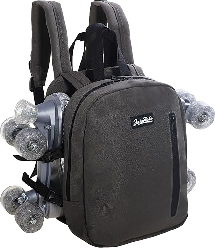 JajaHoho Bolsas para patines de ruedas para mujeres y hombres, mochila multifuncional deportiva para patines de ruedas, patines de hielo, patines en