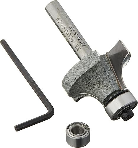 Vermont American 23134 - Broca de punta de carburo de radio de 3/8 pulgadas con punta redonda y cuentas, rodamiento de bolas de 2 pulgadas, vástago