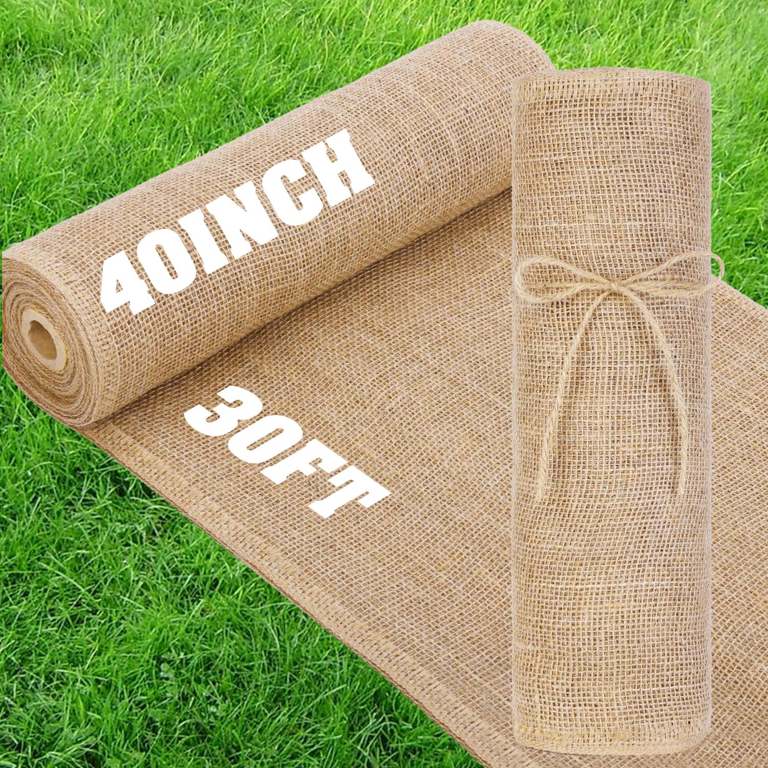 40x30 ft Garden Burlap Jute