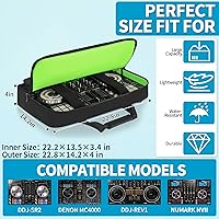 Vista 2 de Bolsa para controlador de DJ, se adapta a DDJ-REV1/DDJ SR/SR2/Denon MC4000/Numark Mixtrack Pro FX/NVII/Mixstream Pro+/Mixstream Pro Go/NI Traktor