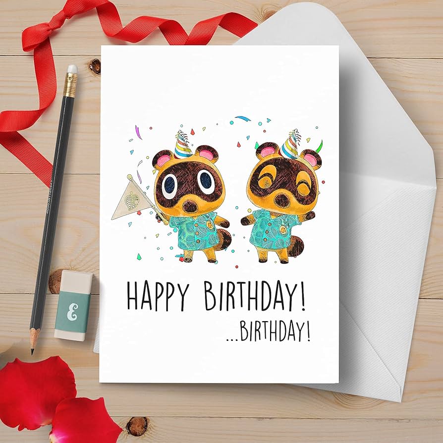 Amazon.com: TimTom Birthday Card | Funny Birthday Card | Blank Card | Art Print : Office Products amazon-com-timtom-birthday-card-funny-birthday-card-blank-card-art-print-office-products