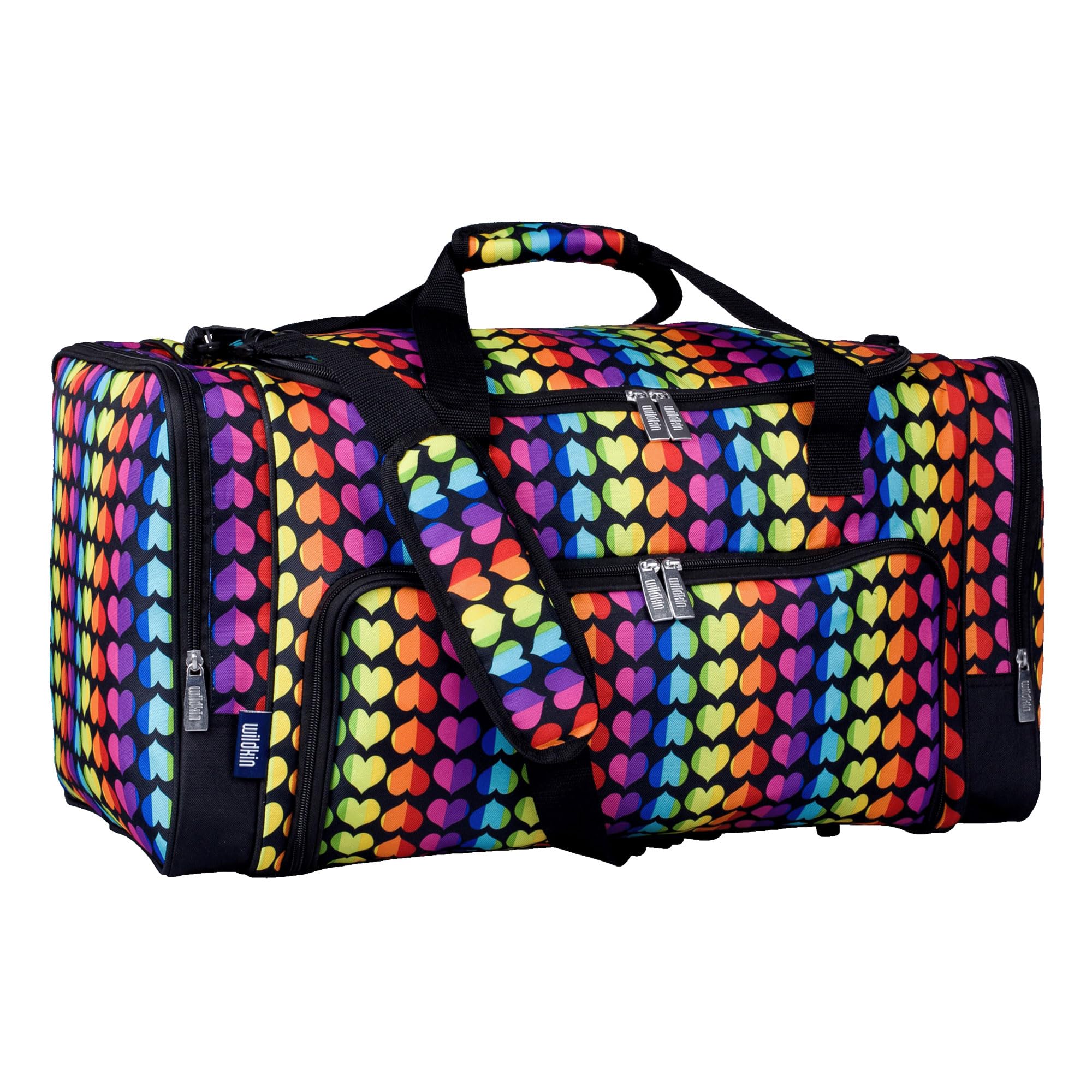 Wildkin Kids Weekender Duffel Bag – Carry-On Size for School, Travel, & Sleepovers