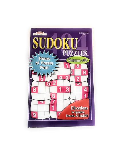 Kappa Sudoku Puzzles Volúmenes Vary See Sellers for Vol Instrucciones en Español Francés e Inglés