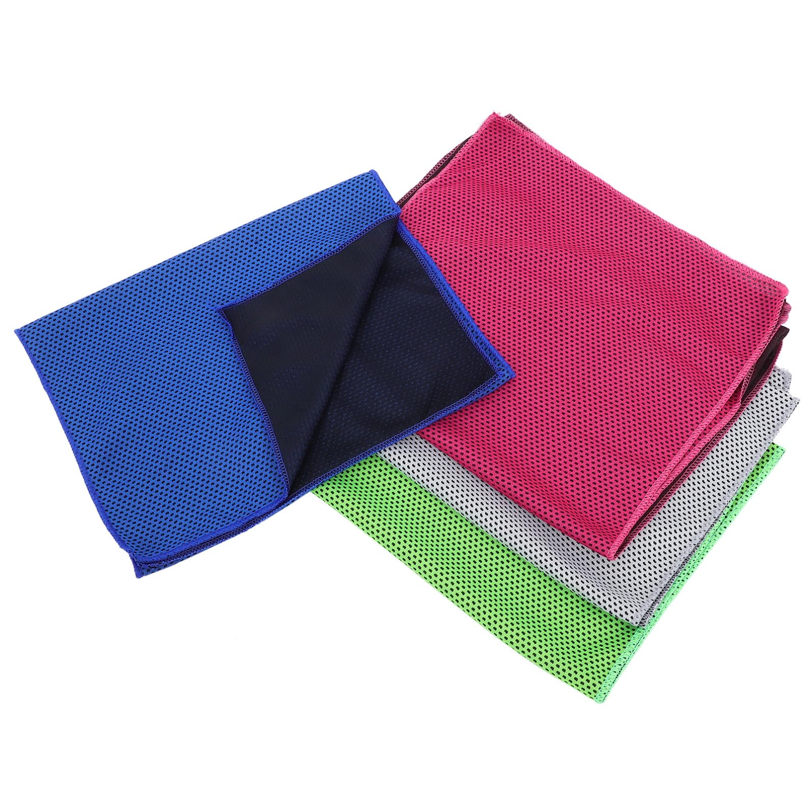 Toddmomy 5 Ensembles Serviette de Sport Froide Serviettes de Sport Douces pour la Peau de Confort de randonnée Respirante à séchage Rapide Polyester