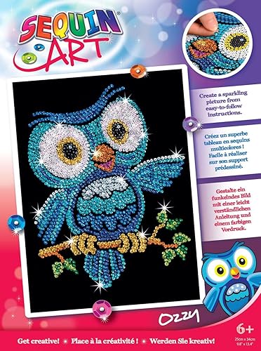 SEQUIN ART ROJO Sparkling Craft – Kit de imagen