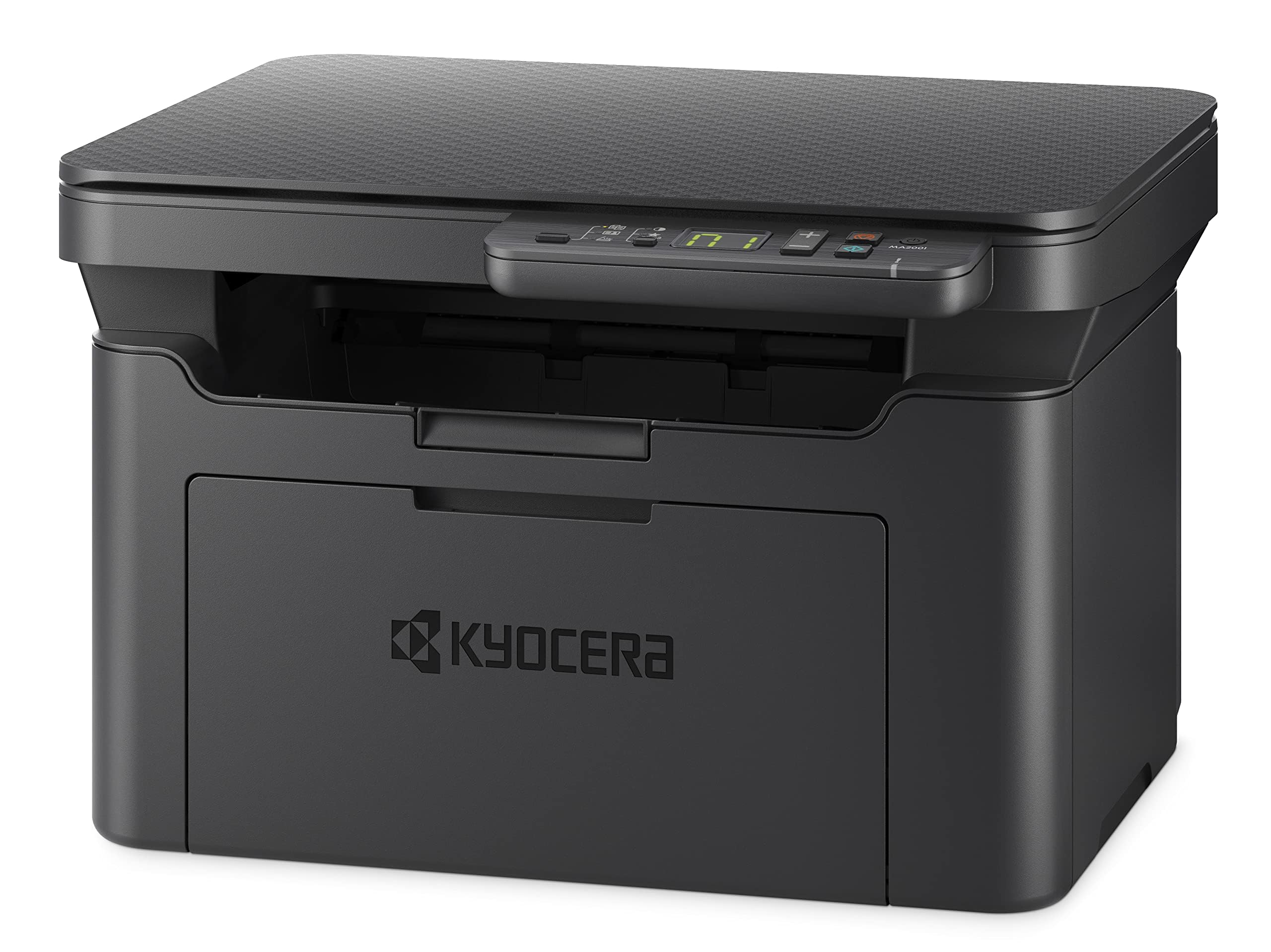 Kyocera System ochrony klimatu MA2001 drukarka laserowa 3 w 1: drukarka SW, kopiarka, skaner. 20 stron A4 na minutę. USB 2.0, 1200 dpi, funkcja skanowania nie jest kompatybilna z Apple IOS