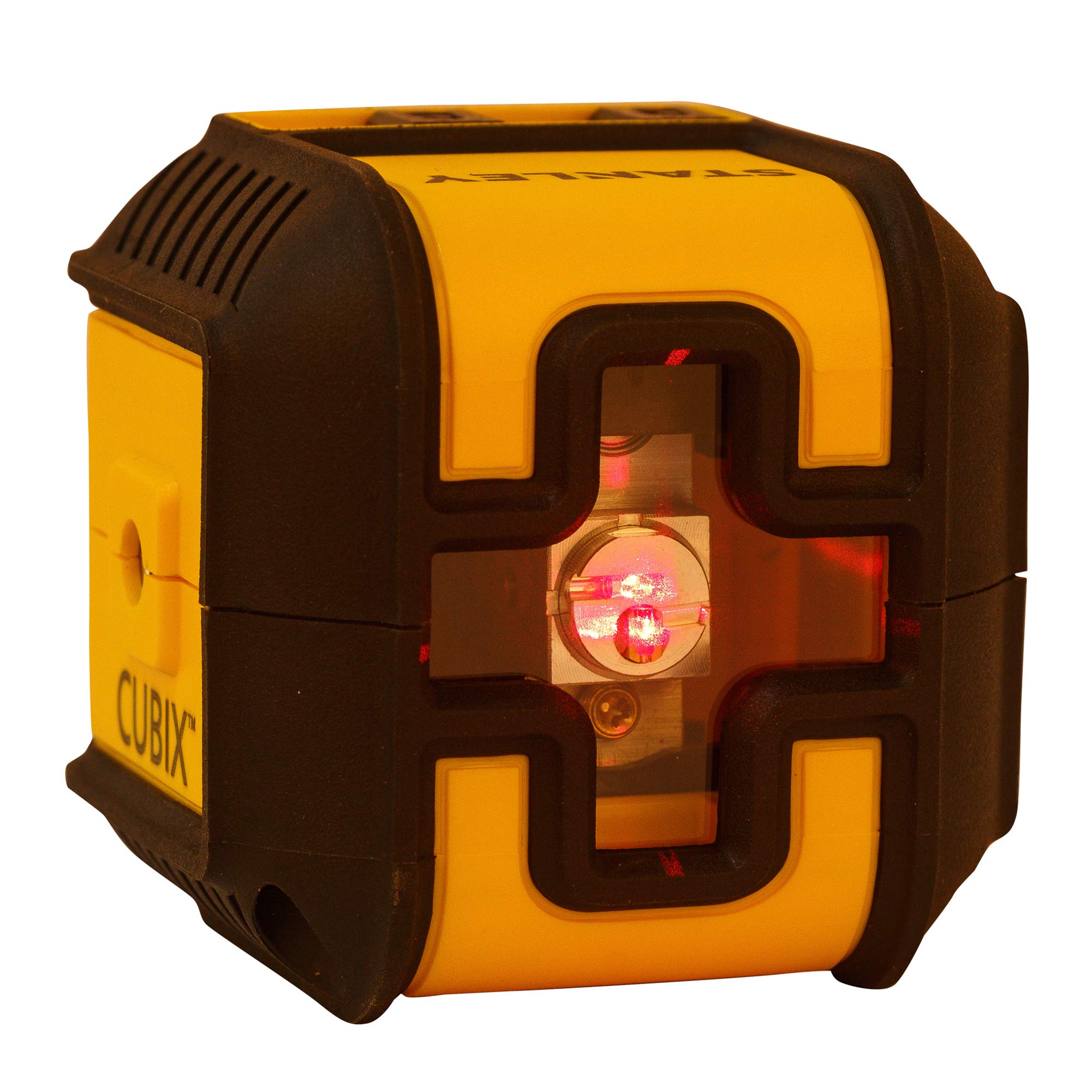 STANLEY STHT77498 CUBIX® Red Beam Cross Line Laser Level with 2*AA Batteries for Home, DIY & Profess