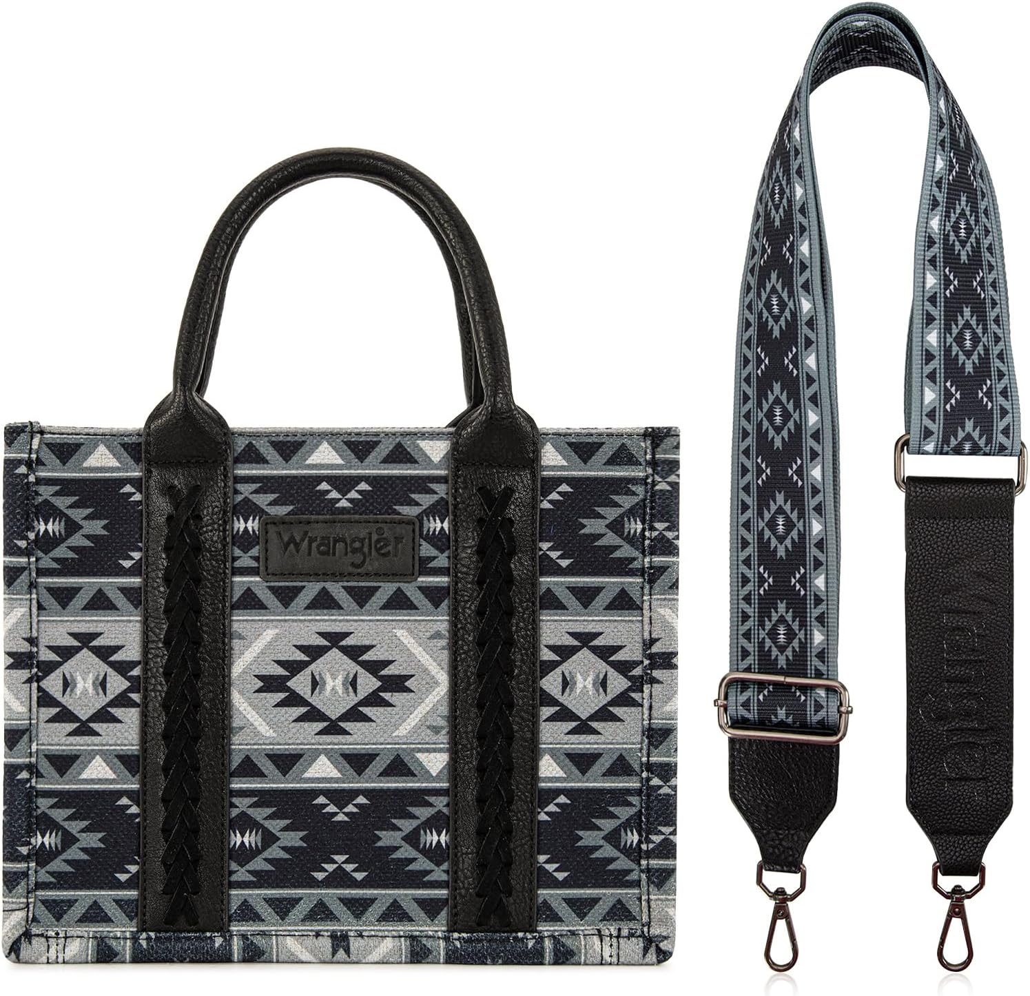 Wrangler Aztec Tote Bag for Women Boho Shoulder Purses and Handbags - Image 4