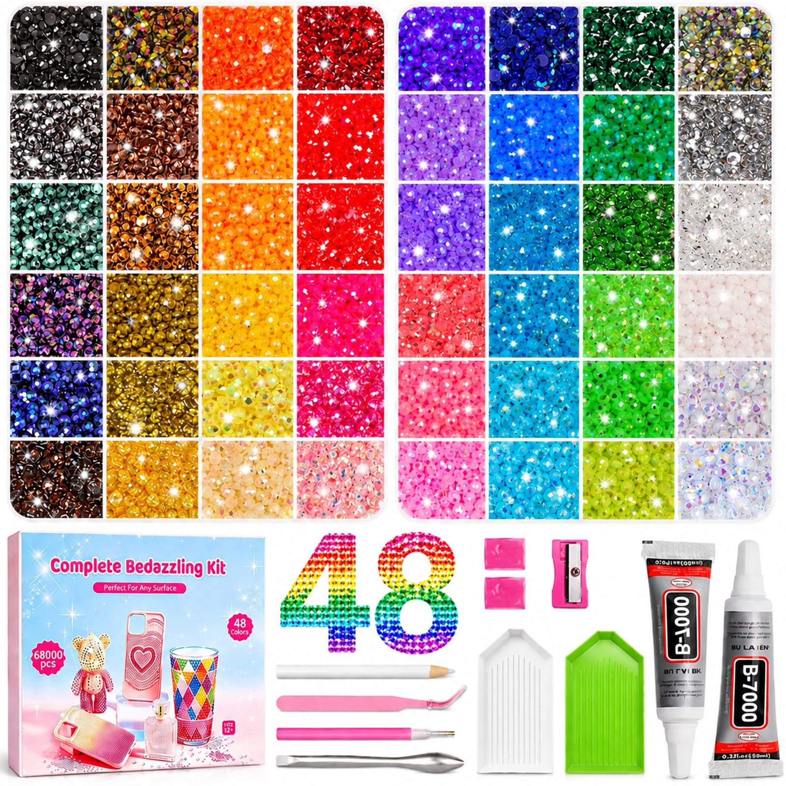 Bedazzling Kit: 68,000 Rhinestones - DIY Sparkle! -1