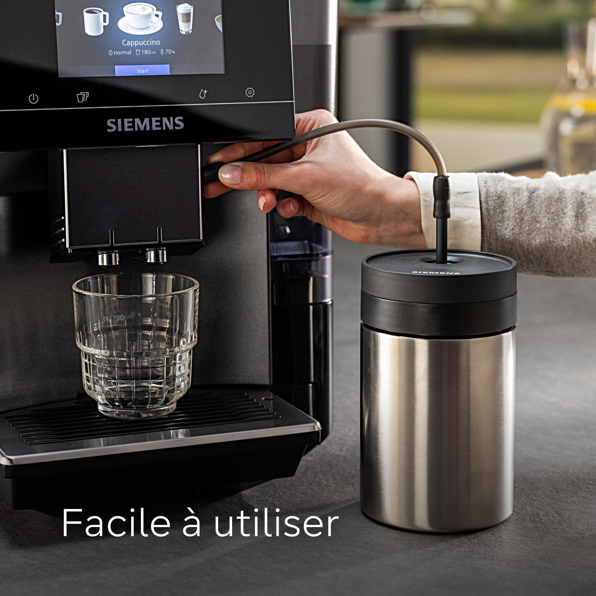 Siemens TZ80009N - Récipient à lait isotherme, Bac à lait isotherme