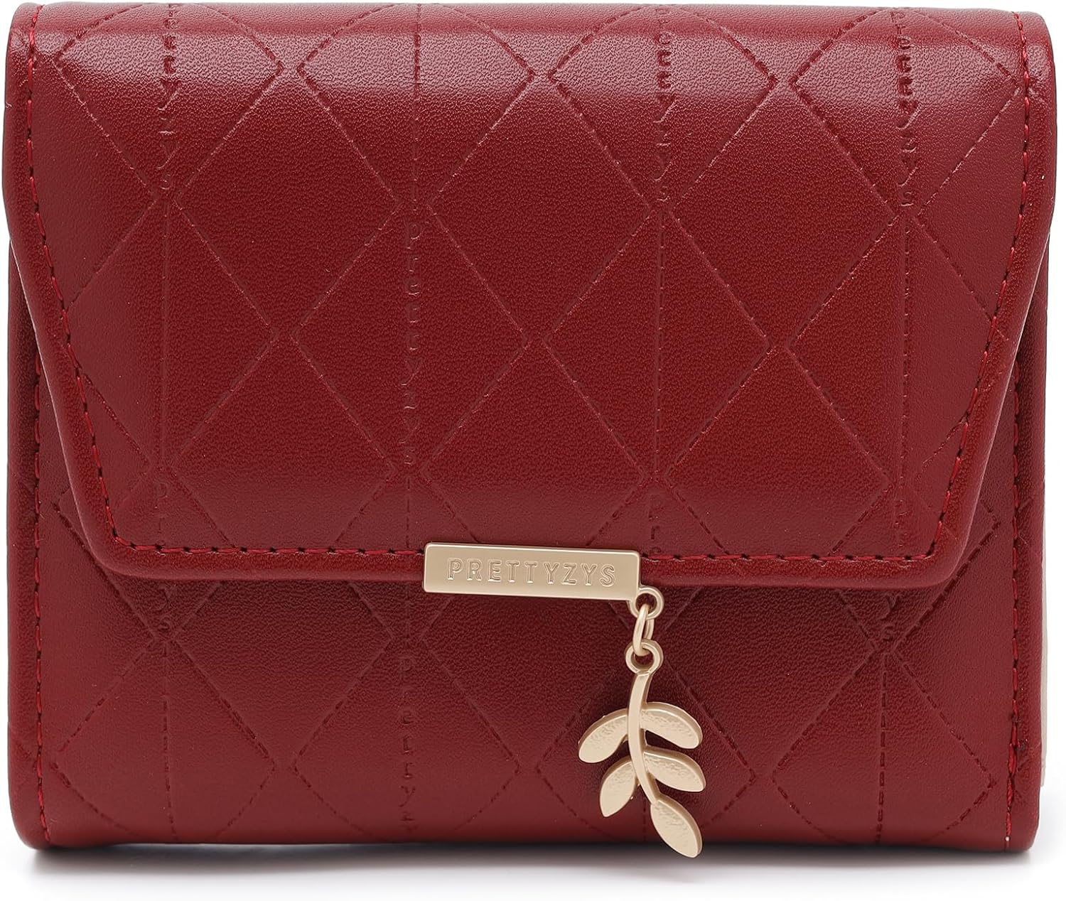 RNIEGA Small Wallet Women Leather RFID Blocking Card Holder Compact Wallets Zipper Coin Pocket with ID Window