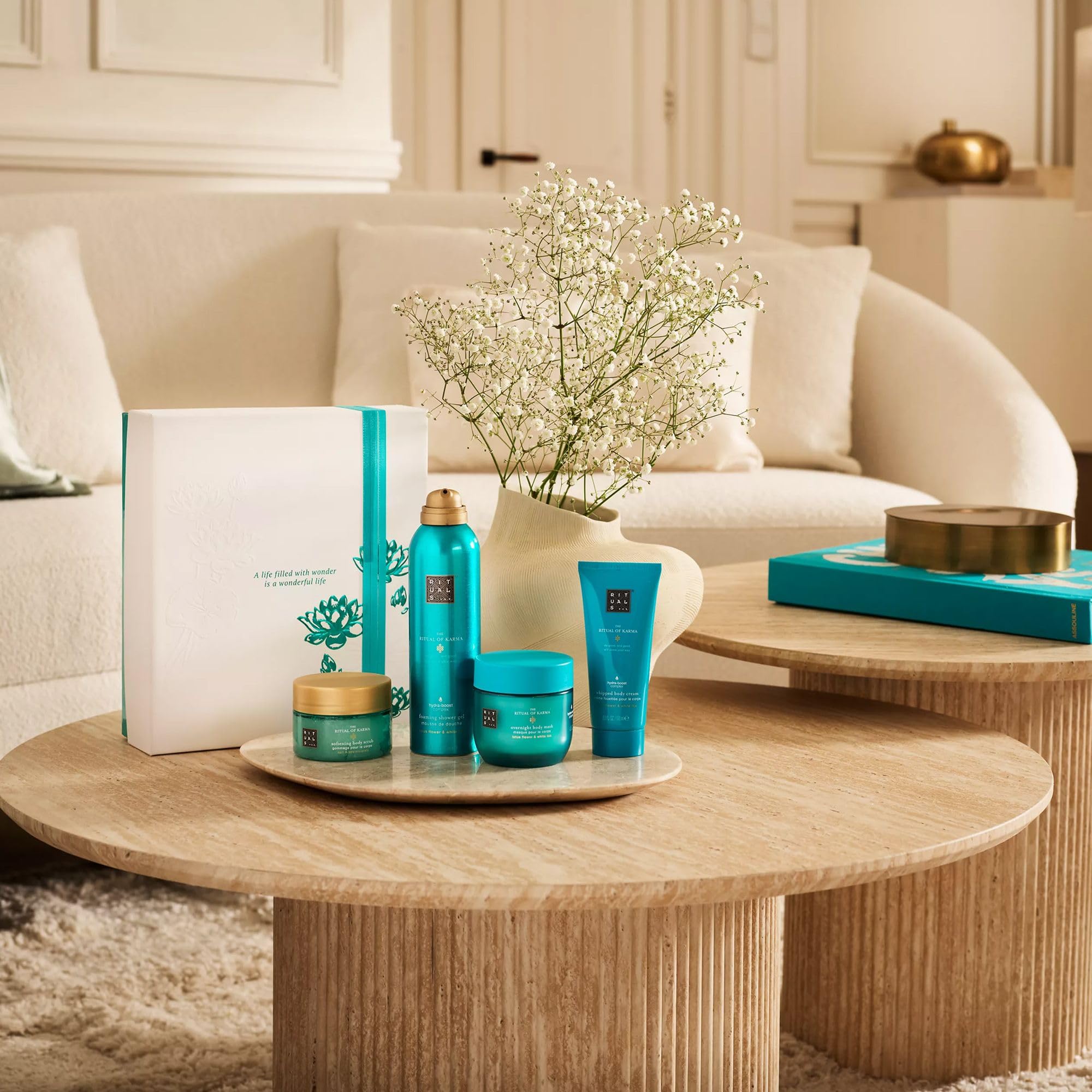 RITUALS Cofanetto regalo donna The Ritual of Karma, Medium – Fiore di Loto e tè Bianco