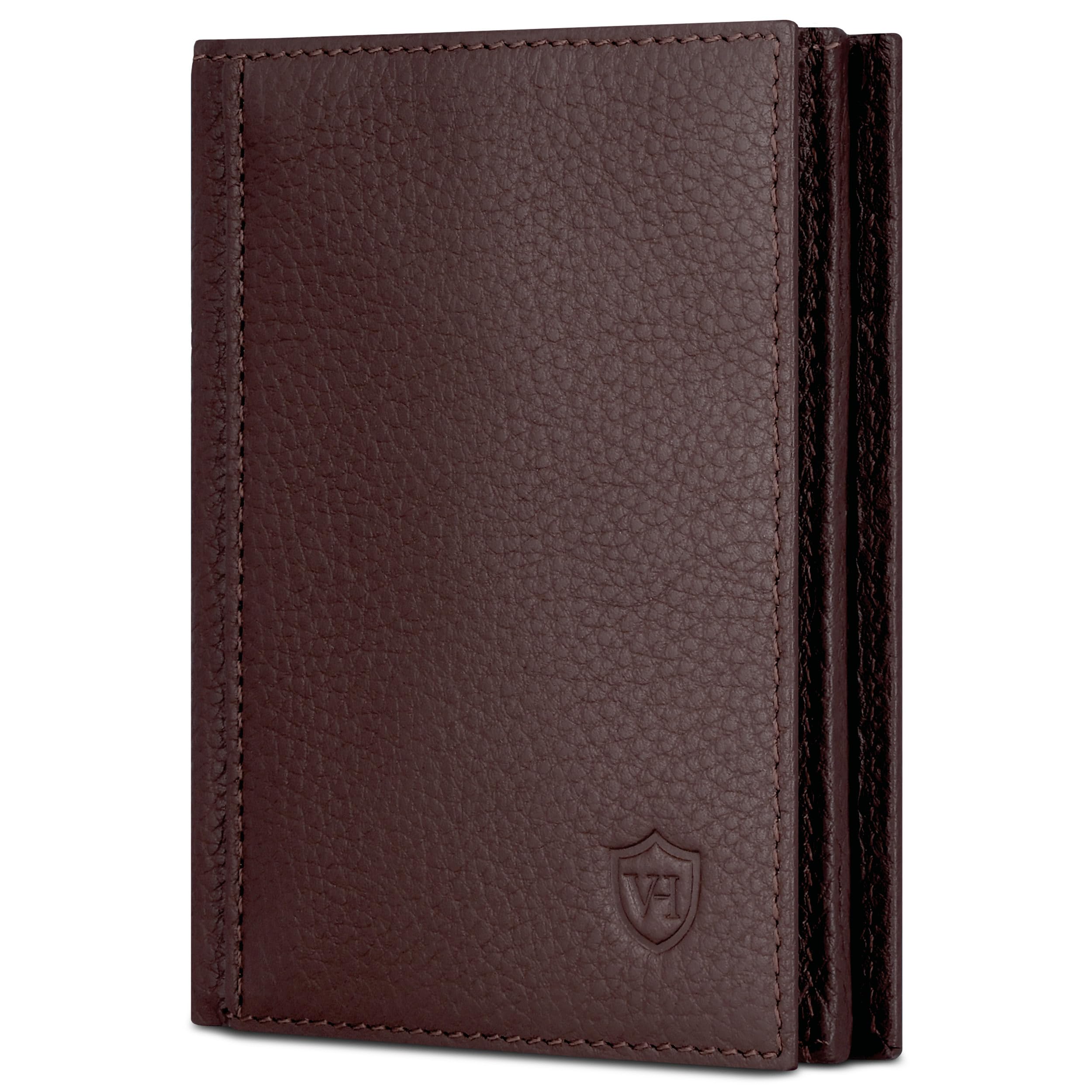 VON HEESEN® Leder Geldbörse Herren mit Münzfach & RFID Schutz I Echtleder Geldbeutel für Männer & Damen I Portemonnaie Brieftasche Wallet Portmonee