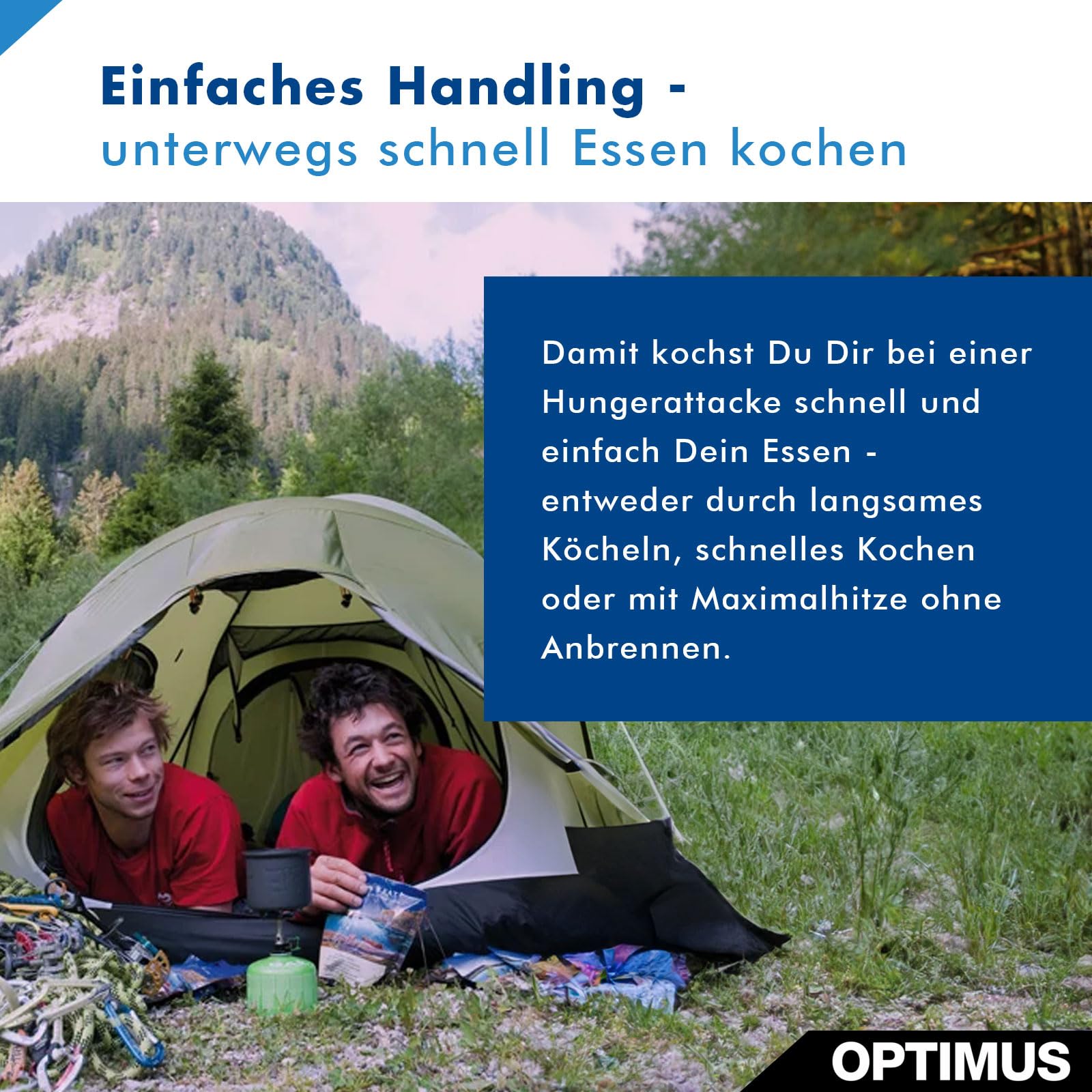 Optimus 8019749 Crux Lite Solo Kochsystem Kocher mit Topf