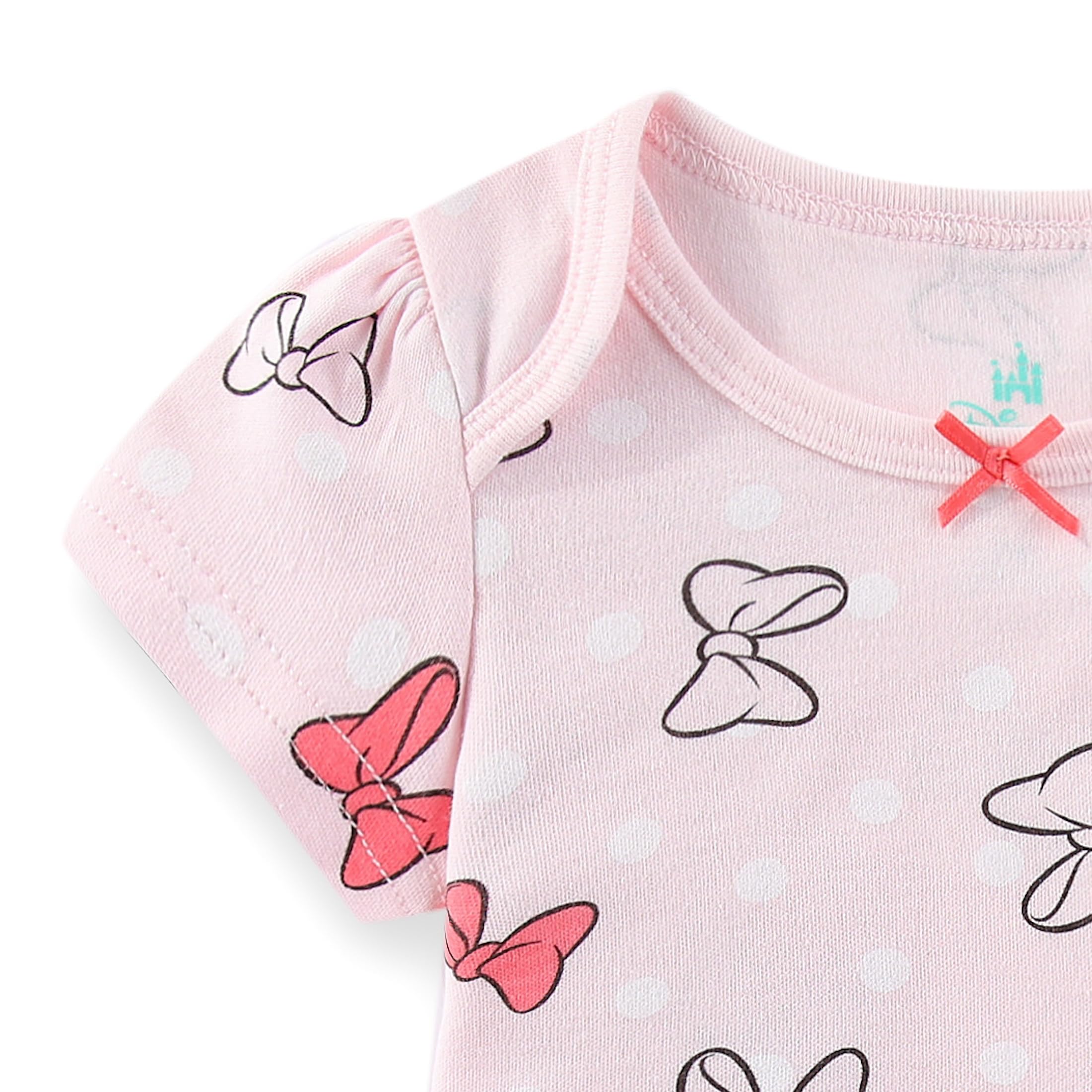 Disney Minnie Mouse - Paquete de 3 mamelucos para niña