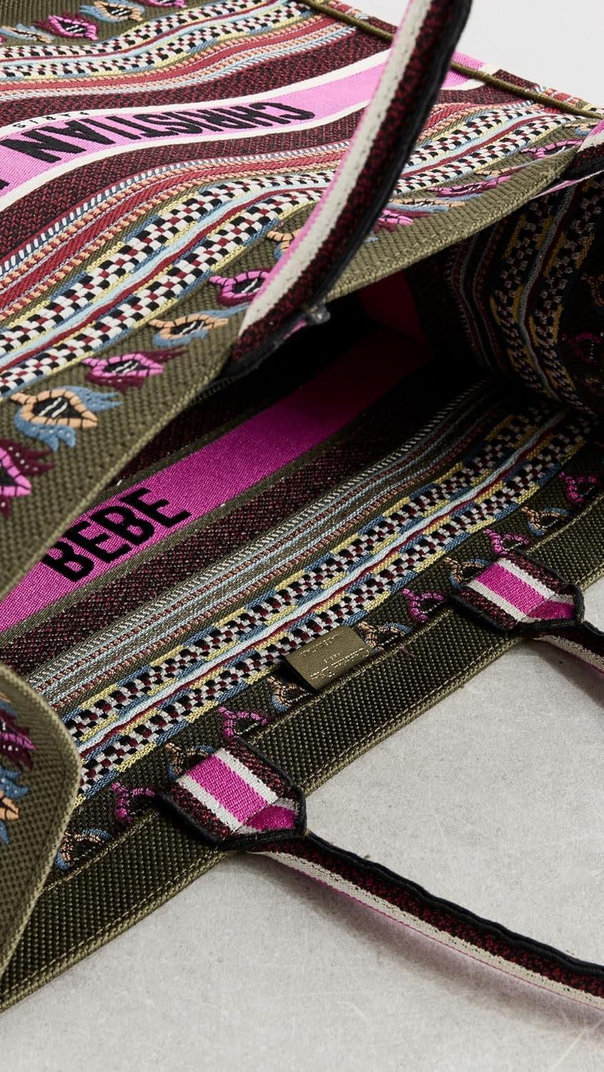 Dior Shopbop Archive Women's Pre-Loved Christian Book Tote Bag, Embroidery - Image 5