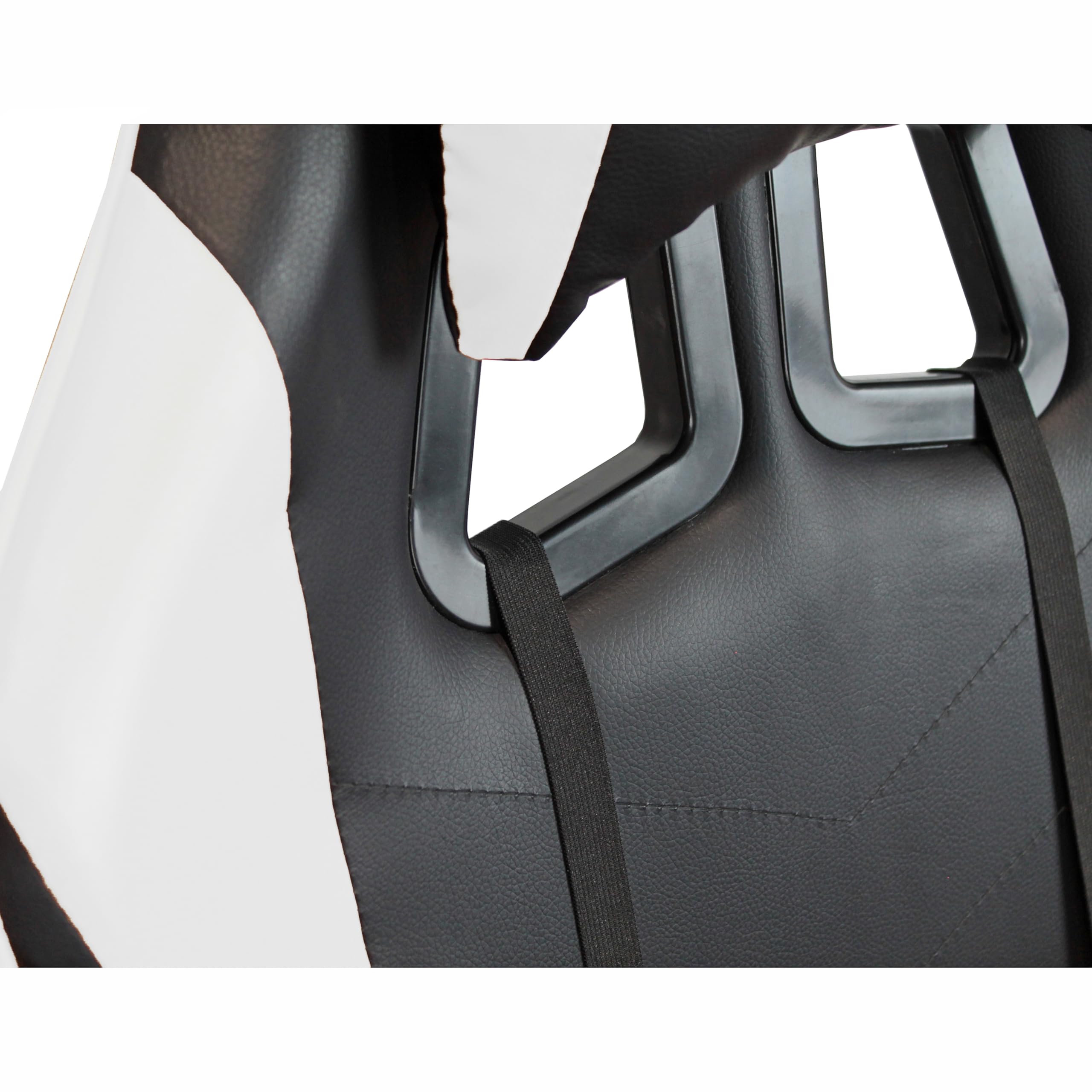Brigros - Chaise de Gaming Racing Ergonomique inclinable avec accoudoirs, Fauteuil de Bureau pivotant avec roulettes, Repose-Pieds, appuie-tête et Coussin Lombaire en Simili Cuir, portée : 125 kg