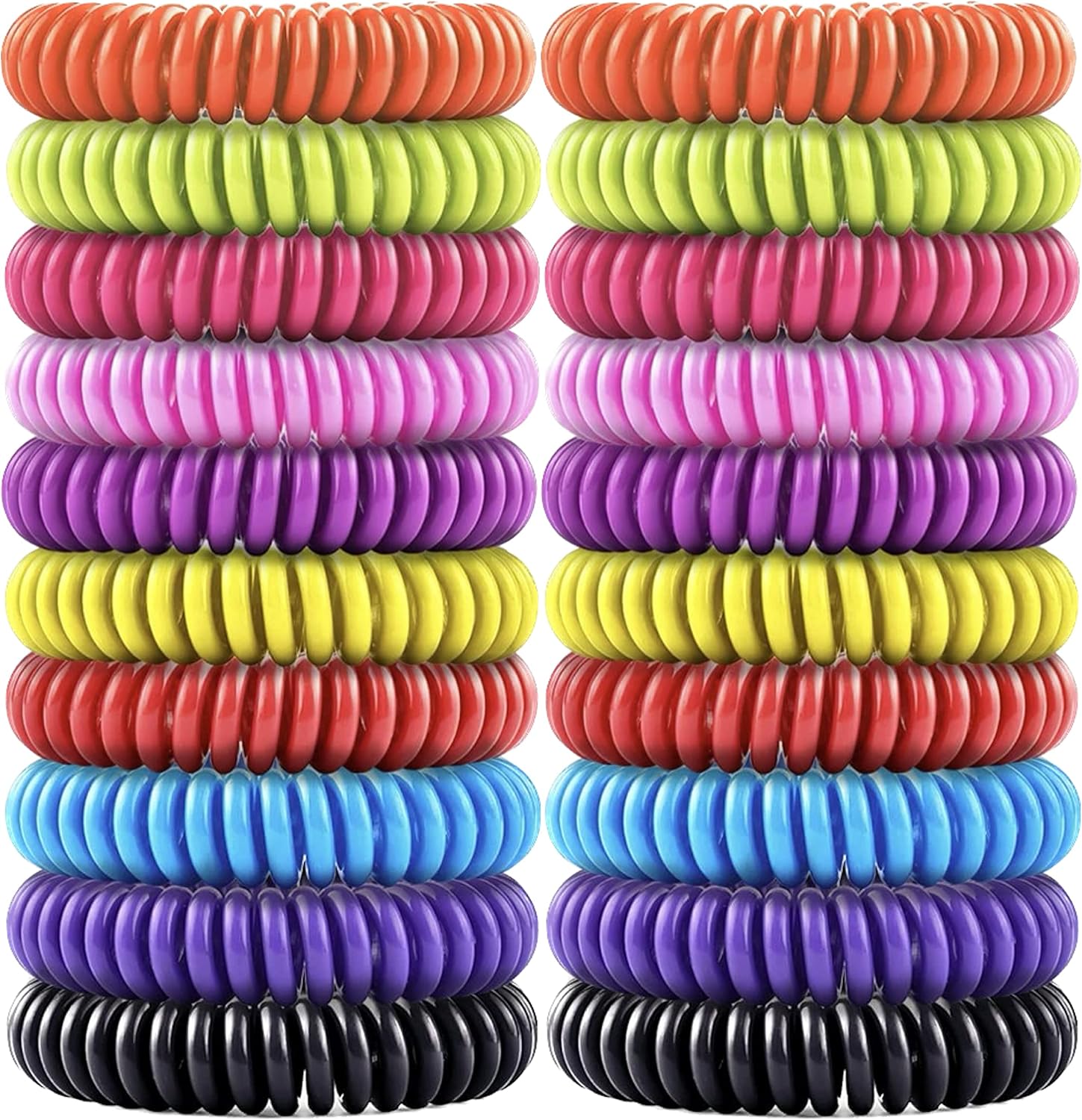 Waterproof Mosquito Repellent Bracelet, 20 Pack, DeetFree Eva Wrist