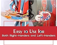 Vista 6 de Mr. Pen Paleta de madera para artistas, paquete de 2 paletas de aceite