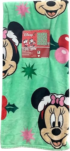 Disney - Mantas y mantas navideñas (gris, Spider-Man con sombrero de Papá Noel y luces de cadena, manta de 50 x 70 pulgadas)