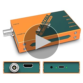 AVMATRIX キャプチャーデバイス UC1218 AVMATRIX 4K HDMI to USB-C 3.1 Video Capture Device UC1218-4K B&H