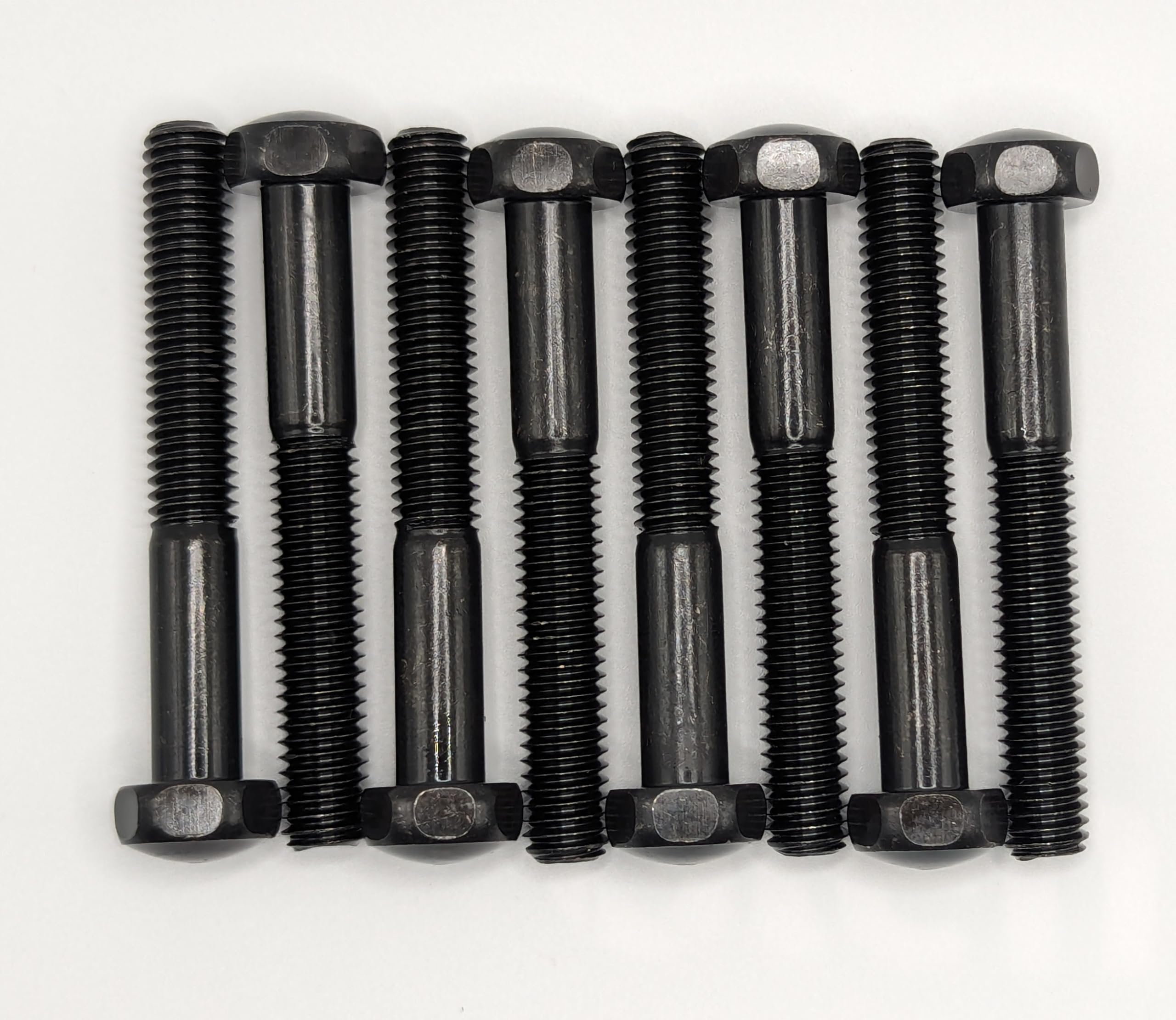 Extended Pinball Leg Bolt Set, 2 3/4 inch, Acorn Head, Black (Set of 8 Bolts)