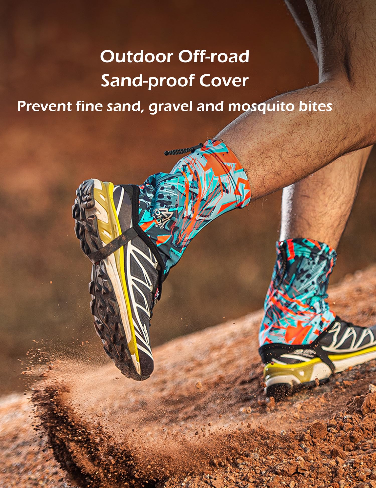 TRIWONDER Polainas Impermeable Transpirable para Zapatos Trail Gaiters Bajos Running Camping Montaña Senderismo