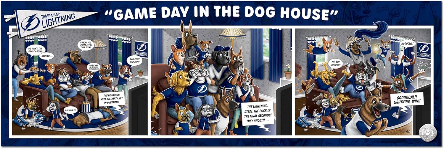 YouTheFan NHL Game Day in The Dog House - 1000pc Puzzle