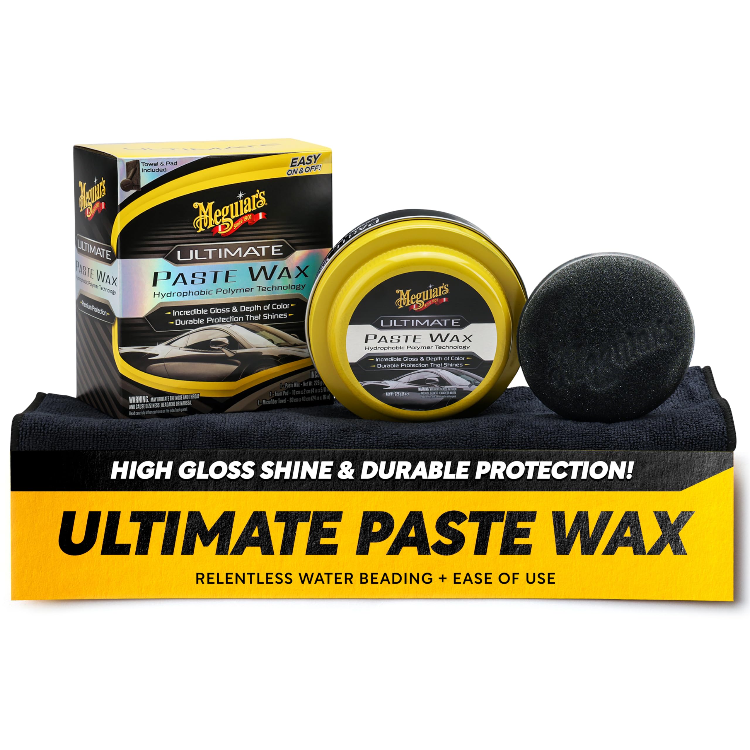 Meguiar'sUltimate Paste Wax, 8 Oz Container, G210608