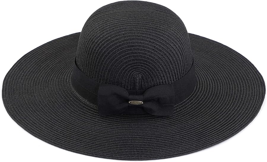 View 8 of Funky Junque Foldable Straw Sunhat
