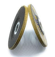 Vista 5 de SIGNI Juego de pulido y pulido de aluminio, 4-1/2" de diámetro, eje de 7/8", carburo de silicio y ruedas de nailon, compatible con amoladora angular