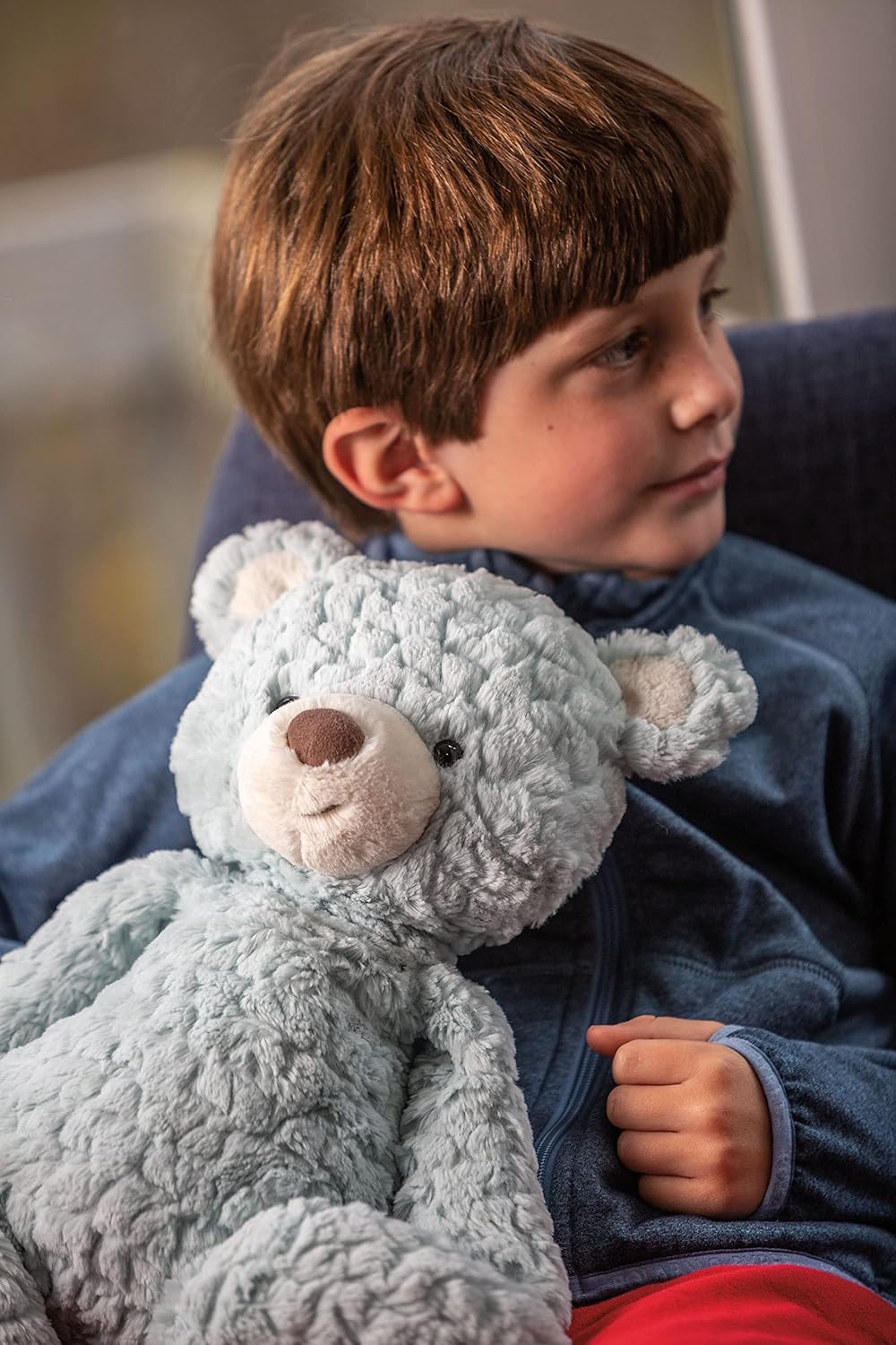 Mary Meyer Putty Stuffed Animal Soft Toy, 20-Inches, Large Seafoam Bear