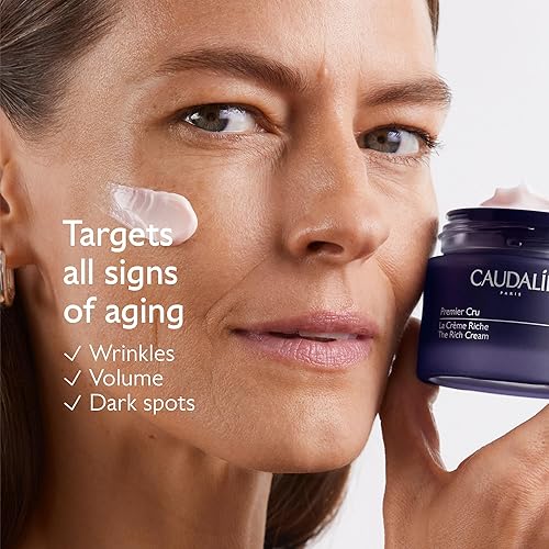 Miniatura 2 de Caudalie Premier Cru The Rich Cream, Skin Barrier Repairing Rich Moisturizer with Ceramides, Refillable - 50 mL