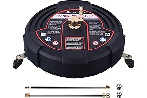 Tool Daily Power Washer Surface Cleaner Attachment for Driveways - 3600 PSI,...