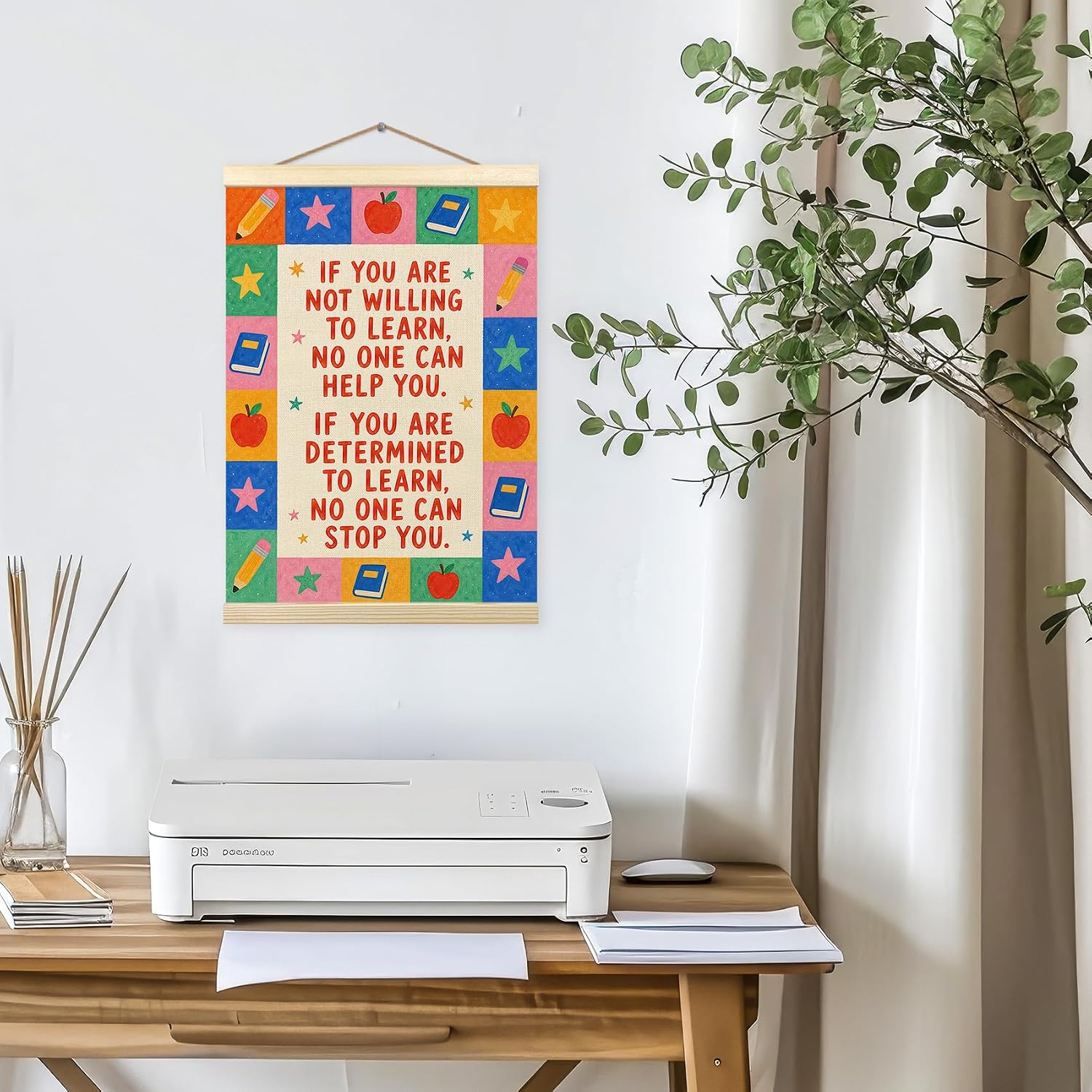 madalo Inspirational Motivational Wall Art Poster Hanger Frame 12x16 Inch image 5