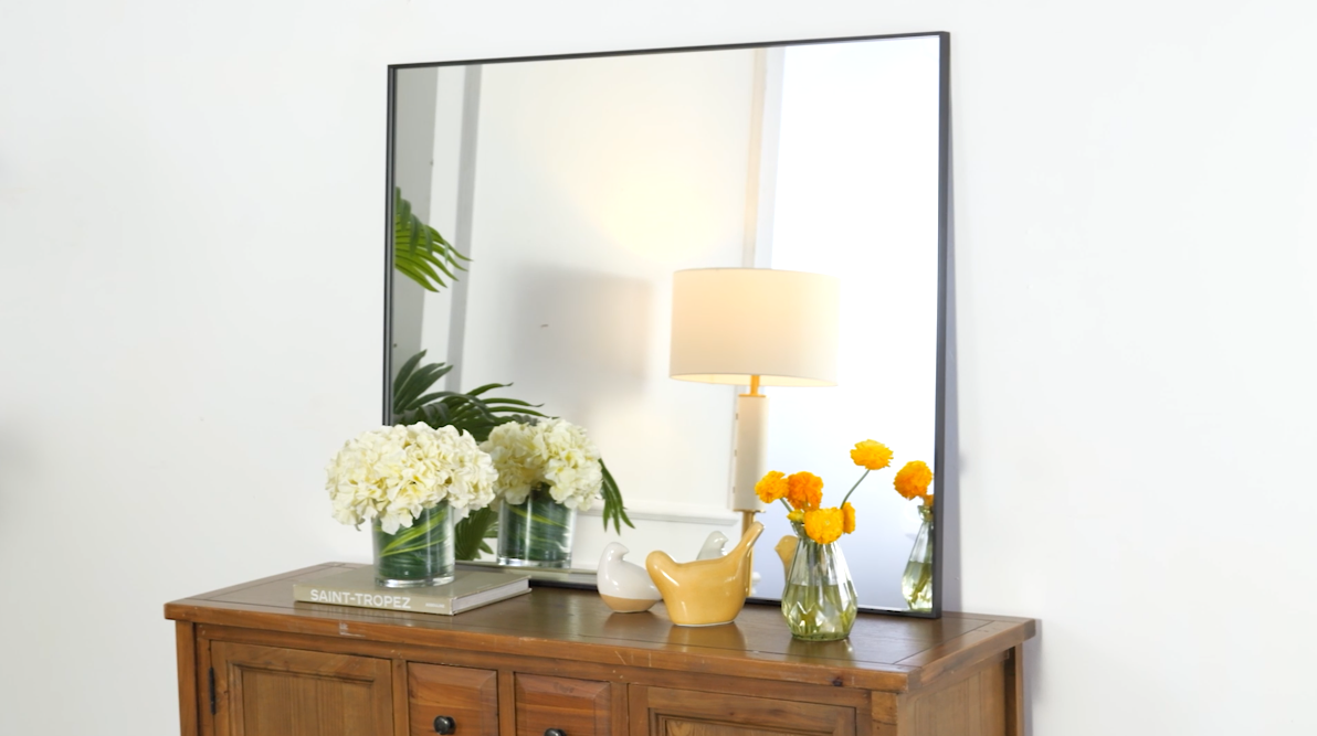 Amazon.com: Bonverre 20x40 Inch Black Bathroom Mirror for Wall