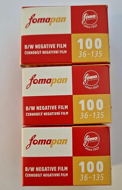 Fomapan 100ASA 135-36 Pack Of Three