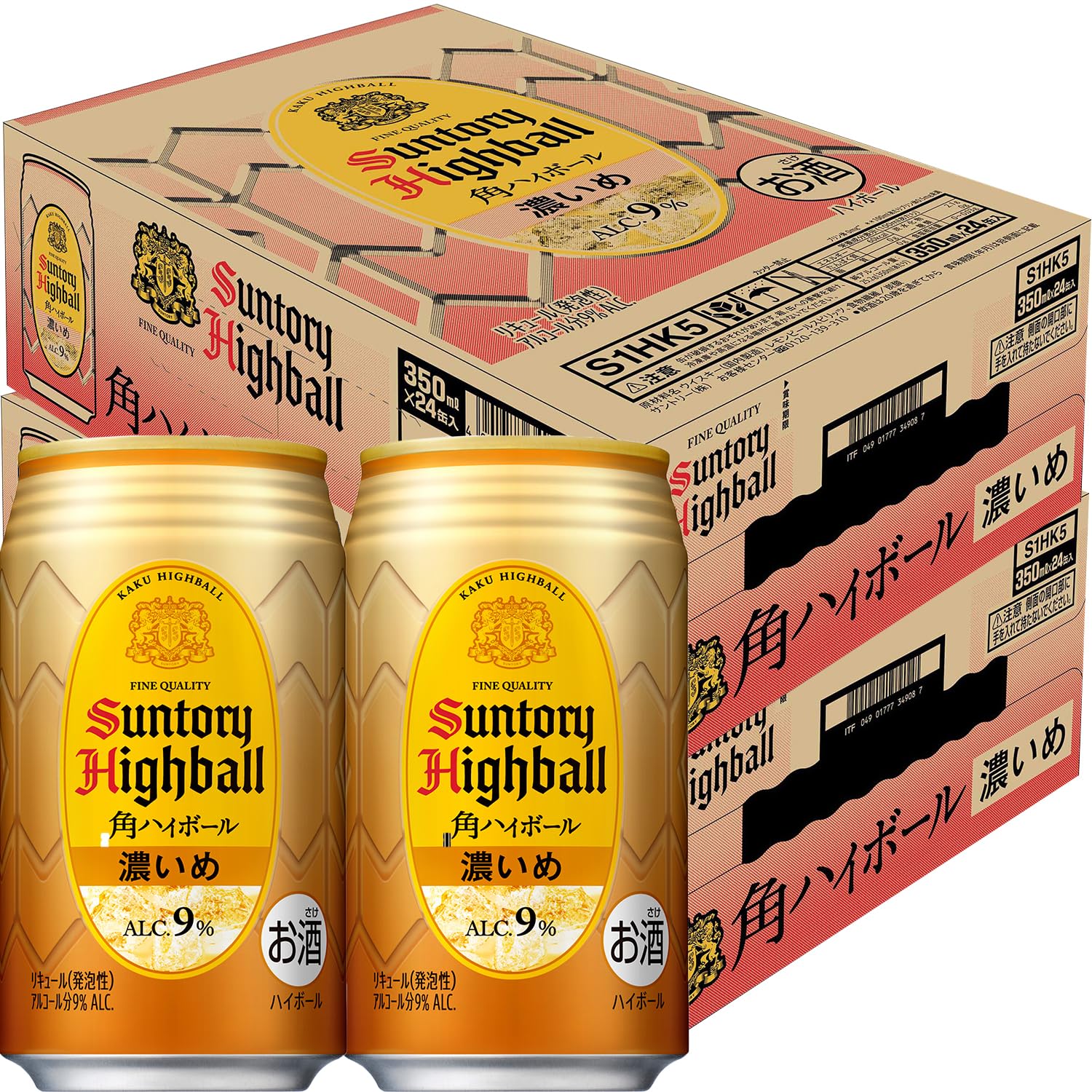 サントリー　角ハイ　濃い目　350　48本 Amazon.co.jp: サントリー 角ハイボール 濃いめ 350ml×48缶