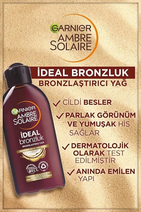 Garnier Ambre Solaire Ideal Bronze Bronzing Oil (200 ml)