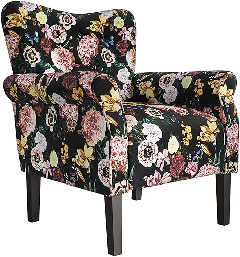 Miniatura 7 de Belleze Accent Chair - Silla Palta,Azul bebé,Beige,Negro y flor.,Azul y flor,Ladrillo,Amarillo (Citrine Yellow),Verde y azul,Verde y flor,Verde y