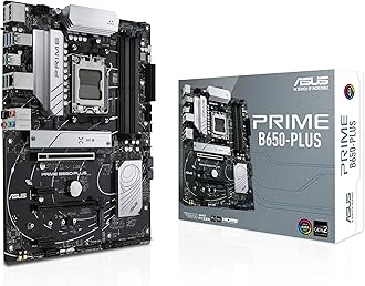 ASUS Prime B650-PLUS AMD B650 AM5 Ryzen™ Desktop 9000 8000 & 7000 ATX Motherboard, DDR5, PCIe 5.0 M.2, 2.5Gb LAN, DP, HDMI®, SATA 6Gbps, USB 3.2 Gen 2 & 1 Type-C®, BIOS Flashback™, USB4®. support