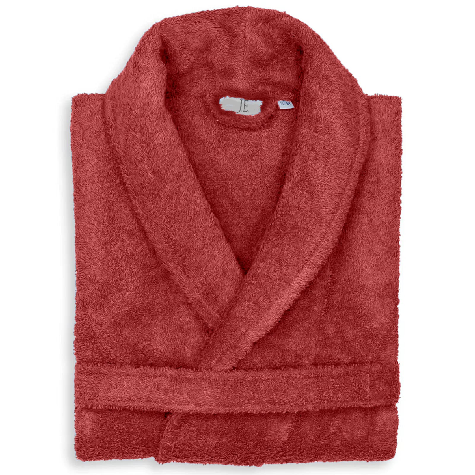 Mens Ladies Unisex Egyptian Cotton Terry Towelling Shawl Collar And Hooded Bathrobe — view 13