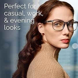 CCVOO Reading Glasses for Women/Men, Eyeglasses, Blue Light Readers for Women/Men, Computer Eye Glasses, Cheaters