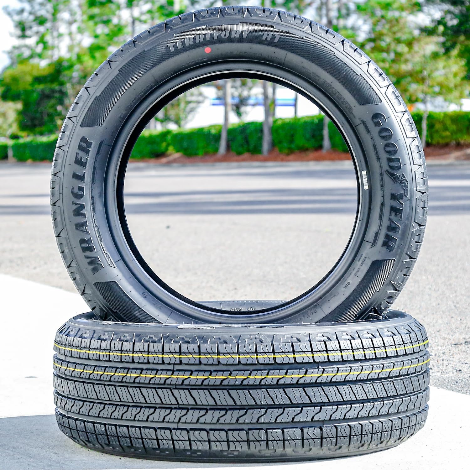 Goodyear Wrangler Territory HT All-Season Highway Radial Tire-255/55R20 255/55/20 255/55-20 110V Load Range XL 4-Ply BSW Black Side Wall