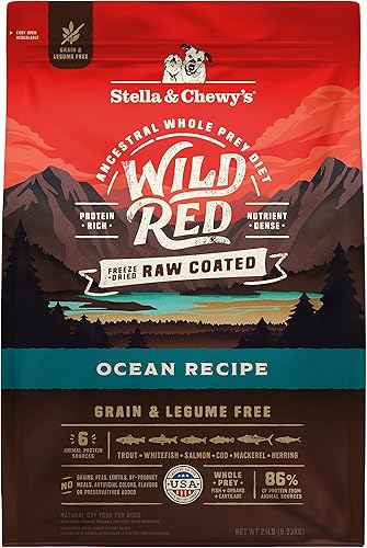 Miniatura 9 de Stella & Chewy's Wild Red Dry - Comida para perros, cruda y recubierta, con alto contenido de proteínas, granos sanos, receta de carne roja, 3.5 lb.