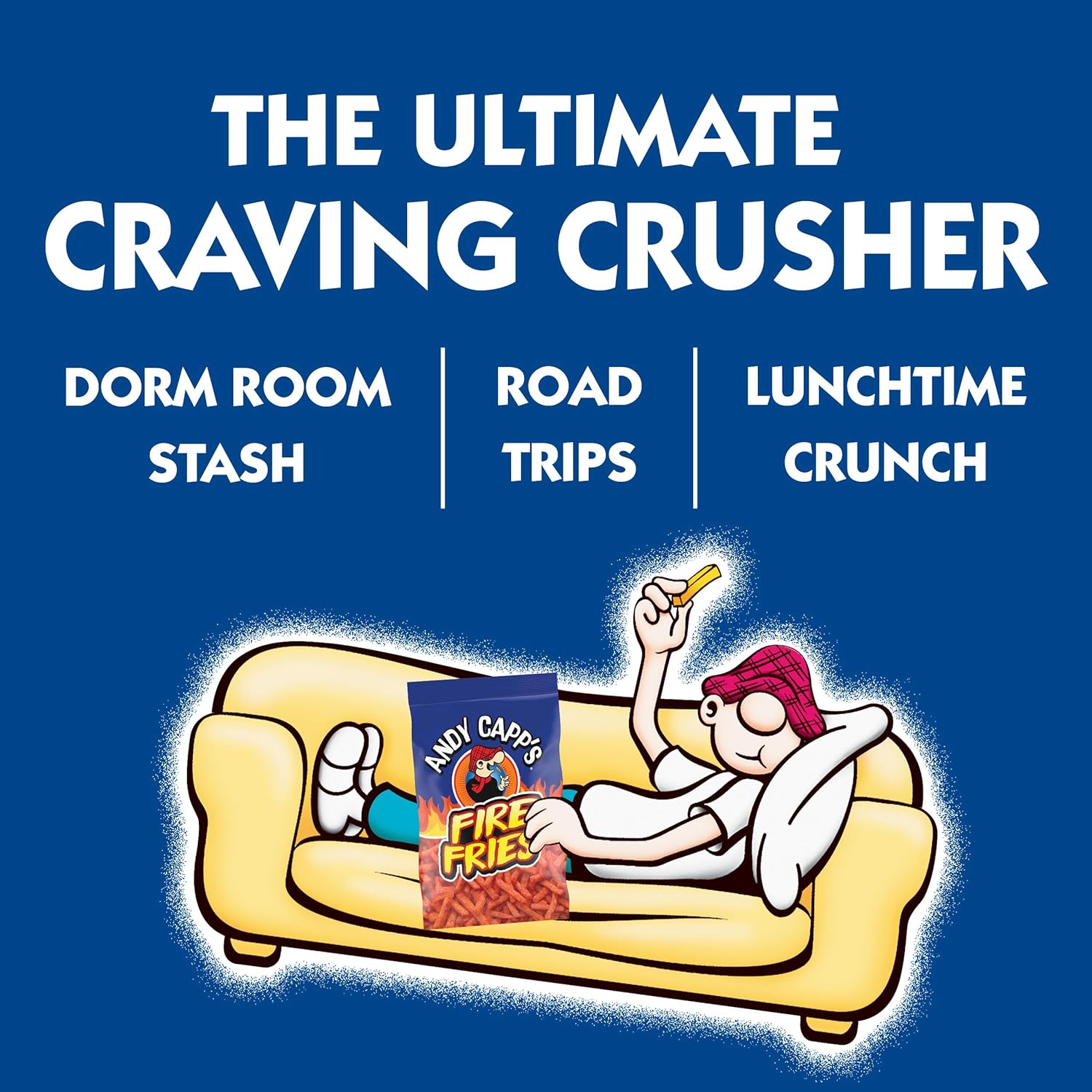 Andy p's Fire Fries, Corn & Potato Snas,.