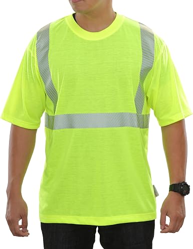 Hi Vis Short Sleeve Safety Jersey Shirt 