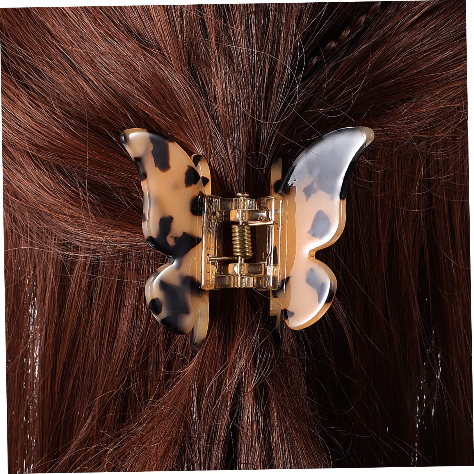 Haarspangen und Einfach zu Verwenden aus Acetatplatte Schmetterlings 6 Stück Modische Elegante Haarclips für Frauen und Mädchen für Selbstgemacht Frisuren