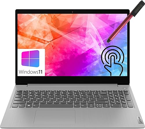 Lenovo Laptop IdeaPad 3i con pantalla táctil de 15.6 pulgadas, Intel Core i3-1115G4 (Beat i5-10210U), 12 GB DDR4 RAM, 512 GB PCIe SSD, WiFi 6,
